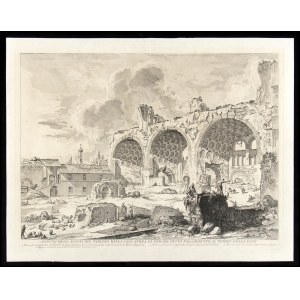 Giovanni Battista Piranesi (1760-1778), Veduta degli avanzi del Tablino della Casa aurea di Nerone detti volgarmente il Tempio della Pace