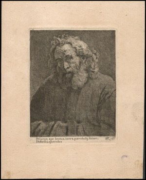 William Baillie (1723-1810) after Rembrandt (1606-1669), Old Man