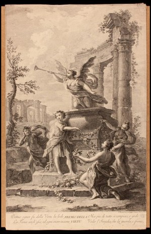 Francesco Bartolozzi (1728 - 1815), Reward of the Virtue