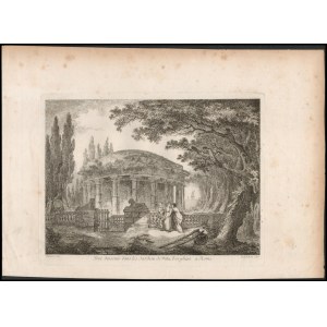 Jean Claude Richard de Saint-Non (1730-1792) after Hubert Robert (1733-1808), Vue Dessinee Dans Les Jardins De Villa Borghese A Rome, 1762