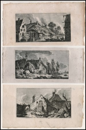 Franz Edmund Weirotter (1733-1771), Lot of three landscapes