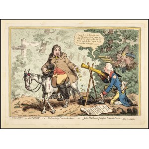 James Gillray (1756-1815), Begging no Robbery;-i.e.- Voluntary Contribution;-or-John Bull escaping a Forced Loan