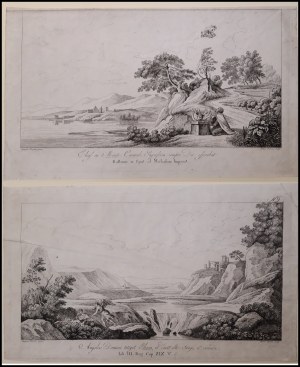 Pietro Parboni (1783 - 1841) after Gaspard Poussin (1615 - 1675), Lot of two prints depicting Biblical Scenes, 1810