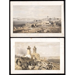 Edmund Walker (1813-1882) after William Simpson (1823-1899), Sevastopol from the rear of Fort Nicolas - looking south / The Admiralty, Sevastopol
