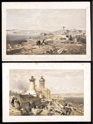 Edmund Walker (1813-1882) after William Simpson (1823-1899), Sevastopol from the rear of Fort Nicolas - looking south / The Admiralty, Sevastopol