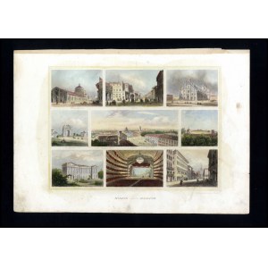 F. Zahn (1850 fl.), Milan - Assorted views