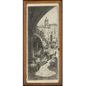 Guido Colucci (1877-1949), Ponte del Rialto in Venice, 1907