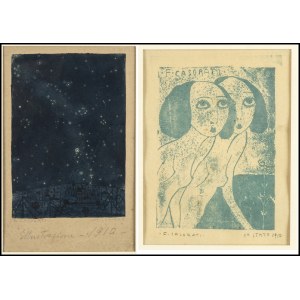 Felice Casorati (1883-1963), Lot of 2 prints