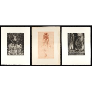 Ernst Fuchs (1930-2015), Lot of three etchings