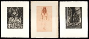 Ernst Fuchs (1930-2015), Lot of three etchings