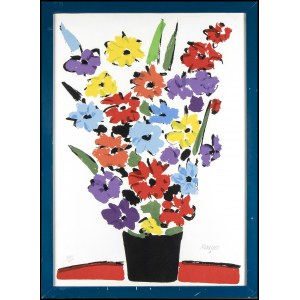 Sante Monachesi (1910-1991), Vase of flowers