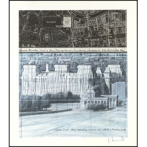 CHRISTO (1935-2020), Wrapped Reichstag, project for Berlin, 1993