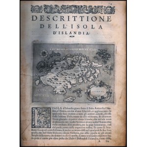Girolamo Porro (1567-1599 (fl.)), Descittione dell'isola d'Islandia
