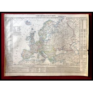 Benedetto Marzolla (1801-1858), Lot of five maps