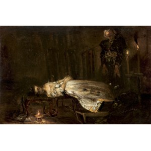 Jacek Malczewski, DEATH OF AMELIA, ca. 1877