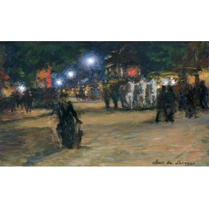 Louis De Laveaux, PARIS AT NIGHT, ca. 1892