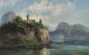 Joseph Carl Berthold Puttner, Jezioro wśród skał