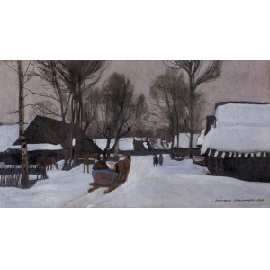 Stanisław Czajkowski, BERGDORF IM WINTER, 1930