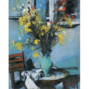 Zygmunt Menkes, FLOWERS ON THE TABLE, after 1950