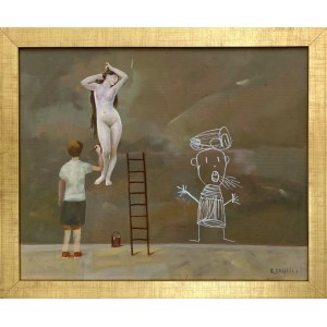 Ryszard Porębski, Wandbild zu Wandbild