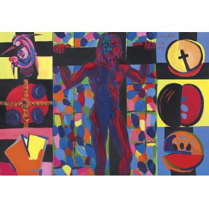 Marian Czapla, PODJĘCIE KRZYŻA Z CYKLU „ECCE HOMO“, 2003