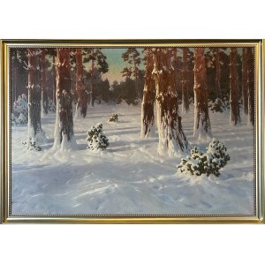 Jan GRUBIANSKI (1874-1945), Winter in the Forest