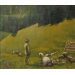 Zefiryn ĆWIKLIŃSKI (1871-1930), Góral wypasający owce