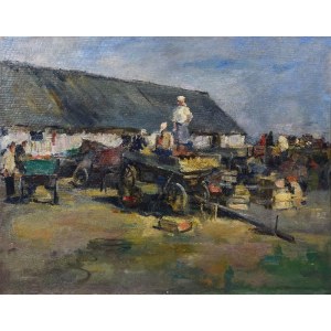 Abram Jefimowitsch ARCHIPOW (1862-1930), Auf einem Bauernhof