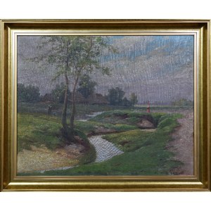 Paweł Romuald KOWALCZEWSKI (1879-1922), Paysage rural