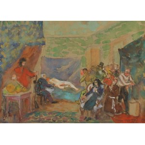 Friedrich PAUTSCH (1877-1950), In the painter's studio, 1942