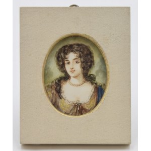 Anna MENEL-KUBICKA (1920-2007), Queen Mary Sobieska - miniature