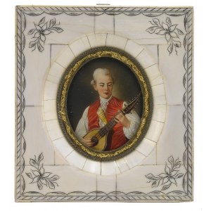 Painter unspecified, 20th century, Karl Michael - musician - miniature