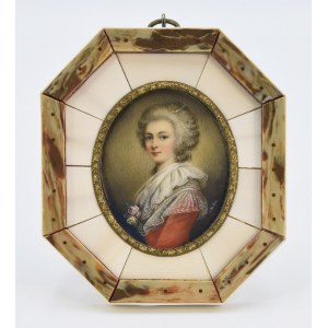 Malarz nieokreślony, XIX / XX w., Księżna Louise - miniatura