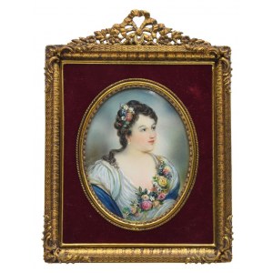 Malarz nieokreślony, XIX / XX w., Marie Madeleine de La Vieuville, markiza Parabere - miniatura