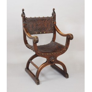 Neo-Renaissance style armchair