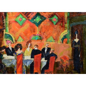 Witold PAŁKA (1928-2013), In the Café, 1997