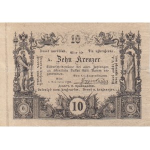 Austria 10 Kreutzer 1860