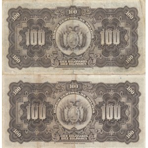 Bolivia 100 Bolivanos 1928 (2)