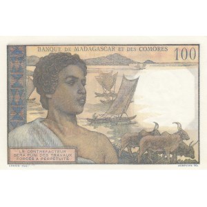 Comoros 100 Francs 1960-63