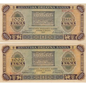 Croatia 1000 Kuna 1943 (2)