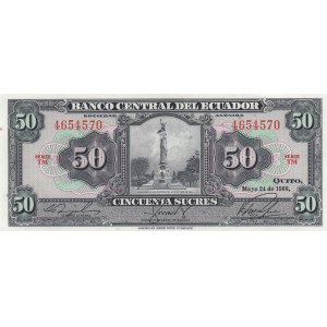 Ecuador 50 Sucres 1968