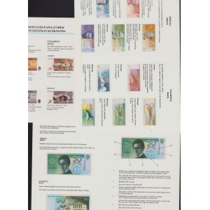 Estonia - New Estonian Banknotes brochure