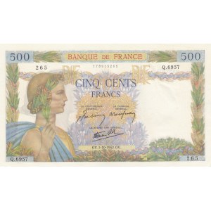 France 500 Francs 1942