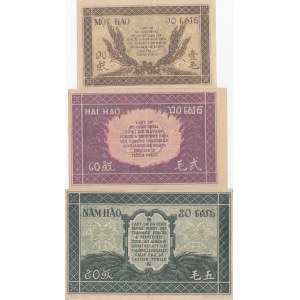 French Indochina 10, 20, 50 Cents 1942