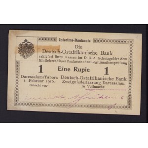 Germany, East Africa 1 rupia 1916