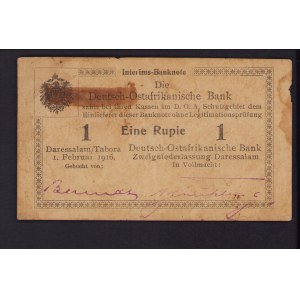 Germany, East Africa 1 rupia 1916