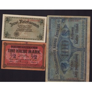 Lot of paper money: Germany (3)