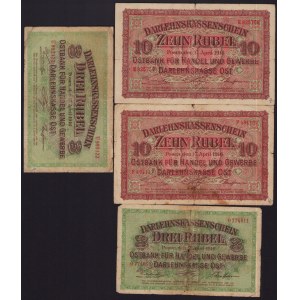 Lot of paper money: Germany, Posen 1916 (4)