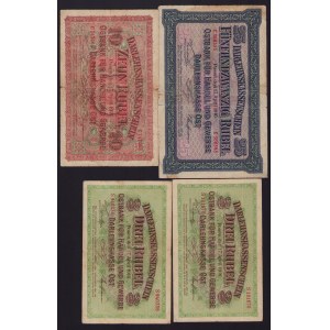 Lot of paper money: Germany, Posen 1916 (4)