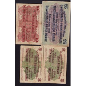 Lot of paper money: Germany, Posen 1916 (4)